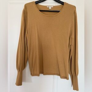 Women's Tan Sweater Top